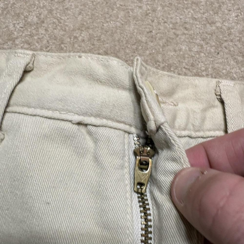 Vtg Guess Georges Marciano Pants Mens 32x32 Beige Pleated Chino USA Twill 80s - Picture 12 of 16
